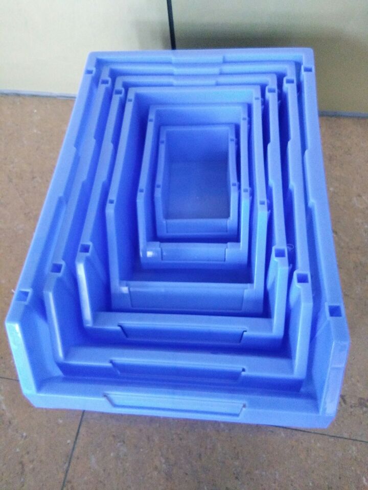 加厚斜口收納零件盒組合式物料盒元件盒塑料盒螺絲物料箱零件箱
